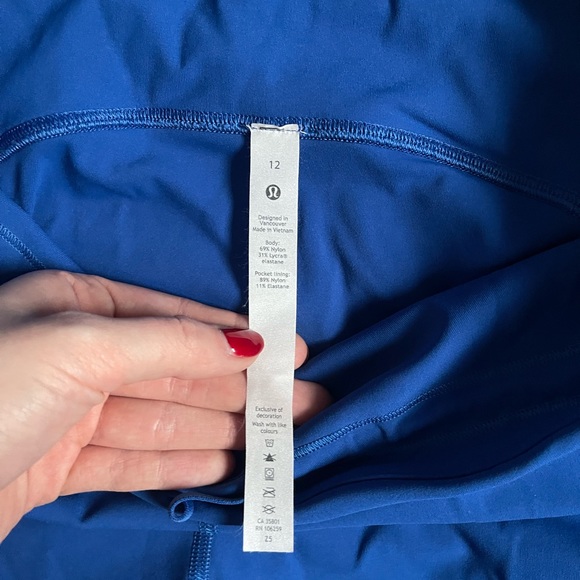 Lululemon Blue Swift Speed High-Rise Tight 28” - Picture 8 of 8